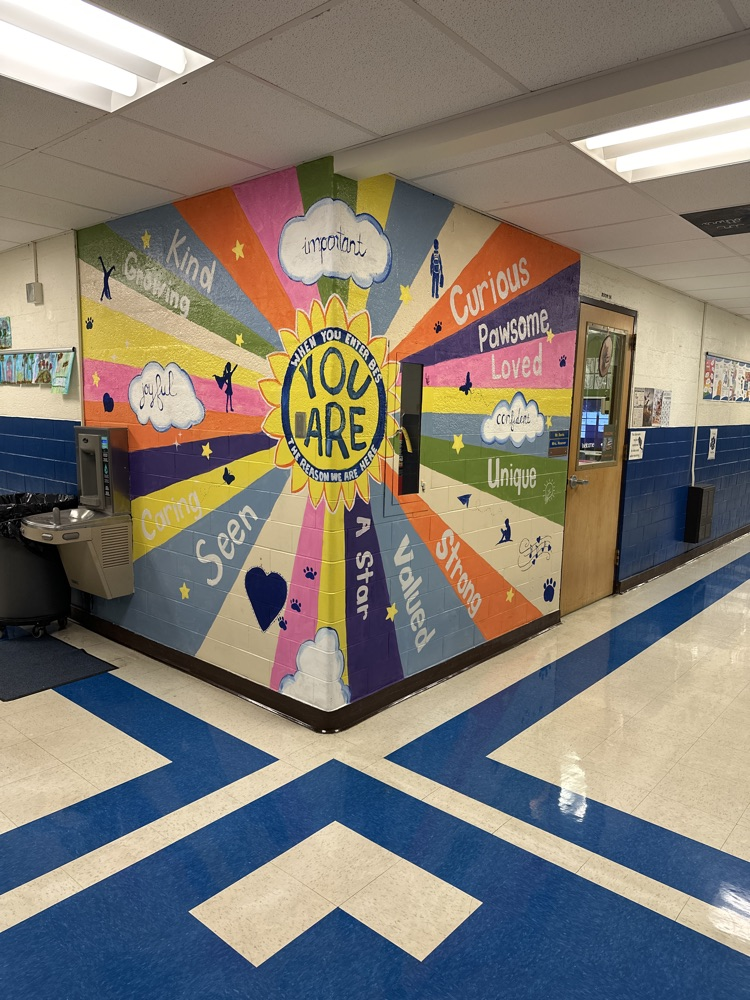 hallway mural