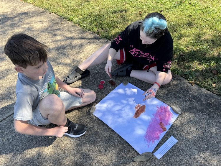 Mr. Jones’ Social Studies class stepped back in time to the Paleolithic Era by recreating cave paintings! Students explored how early humans expressed themselves through art and told stories on cave walls.