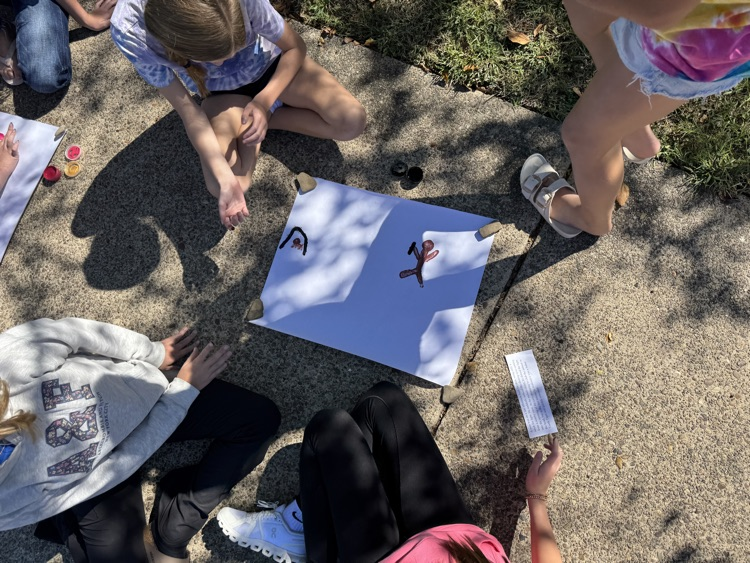 Mr. Jones’ Social Studies class stepped back in time to the Paleolithic Era by recreating cave paintings! Students explored how early humans expressed themselves through art and told stories on cave walls.