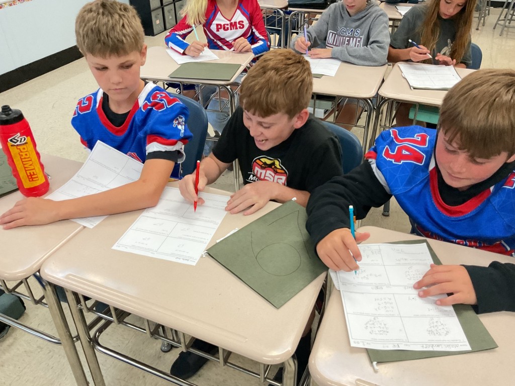 Class math activity