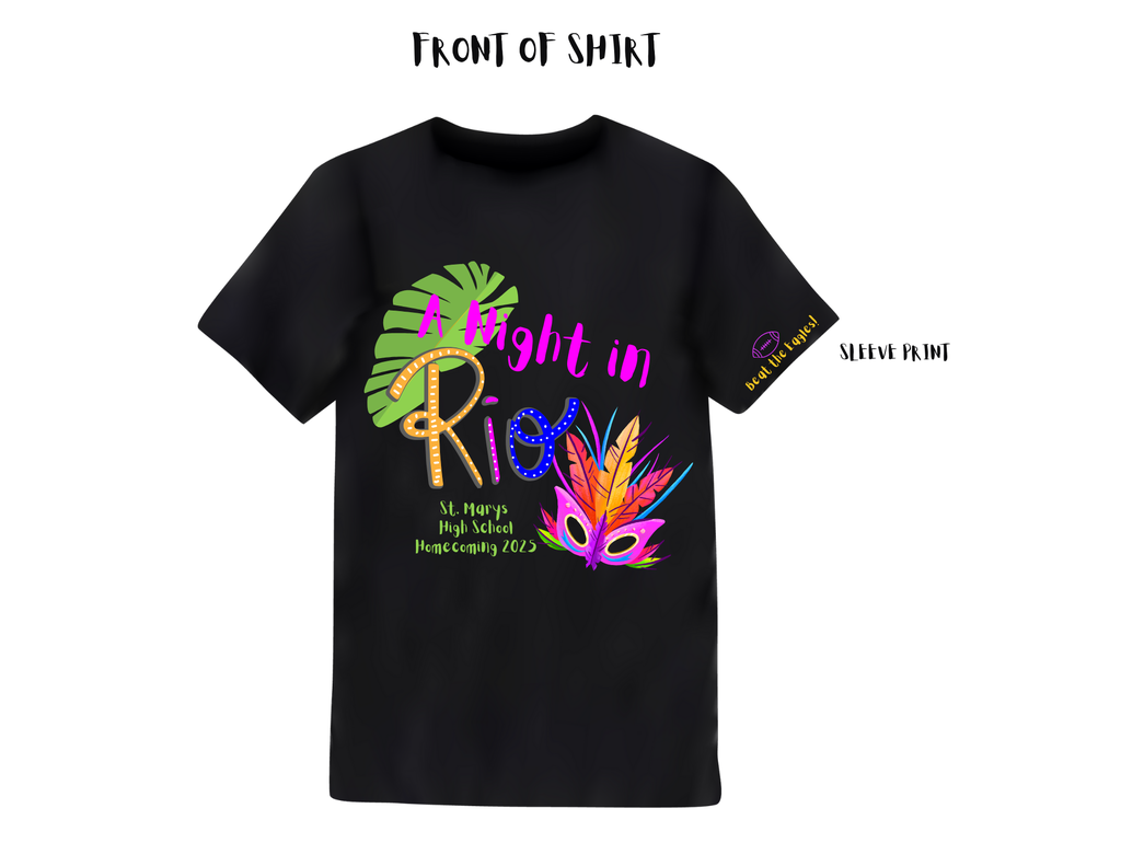 Front of Homecoming Shirt