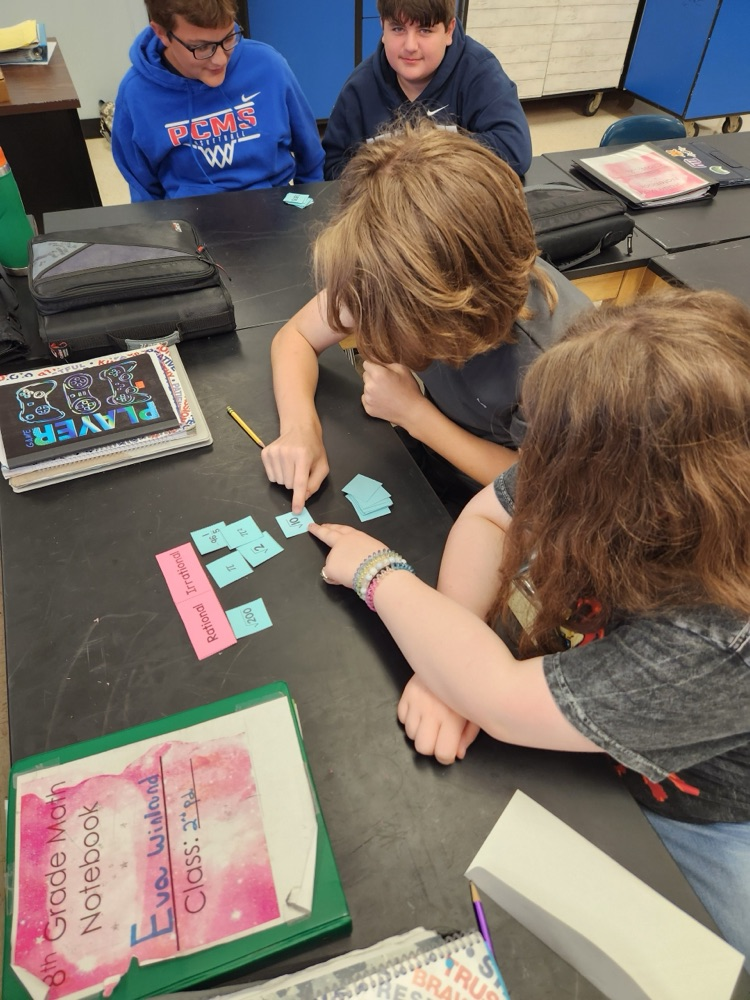 🧮 Who needs a worksheet when you can work with a partner? 😄 Students spent Monday classifying real numbers 🔢 and discovering how teamwork makes math click! 💬💡