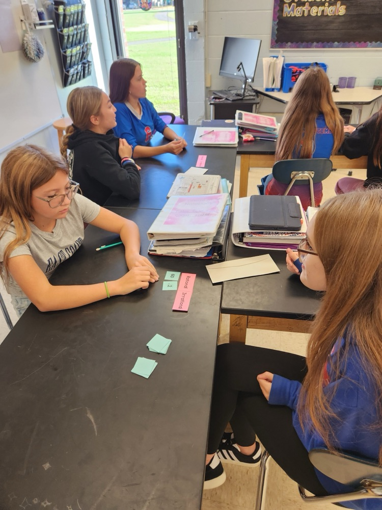 🧮 Who needs a worksheet when you can work with a partner? 😄 Students spent Monday classifying real numbers 🔢 and discovering how teamwork makes math click! 💬💡