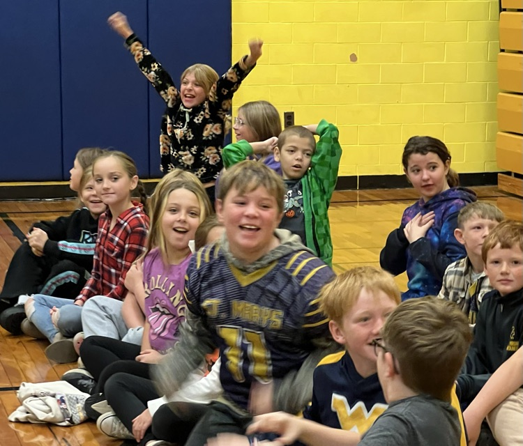 Miss Carder’s class celebrates.