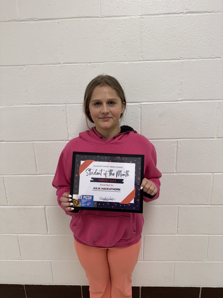 PCMS Student of the Month
