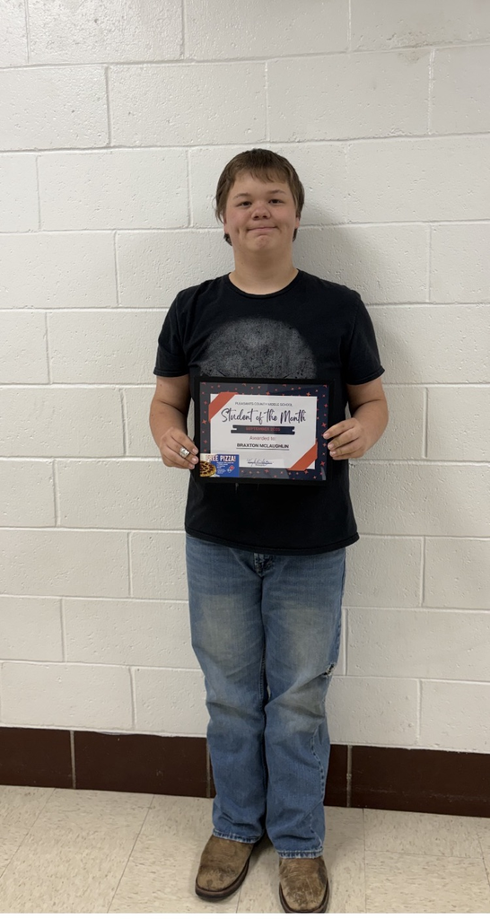 PCMS Student of the Month
