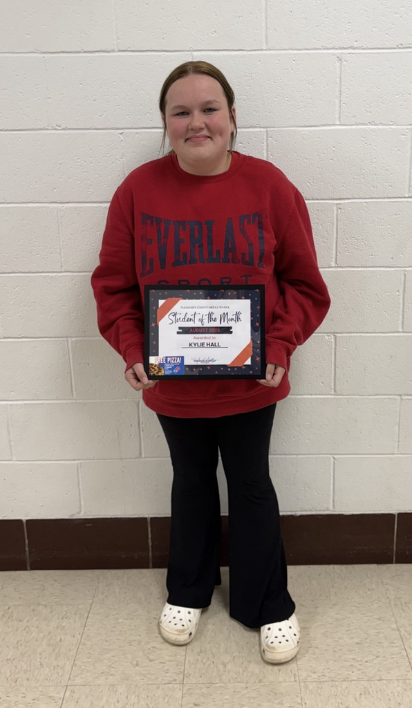 PCMS Student of the Month