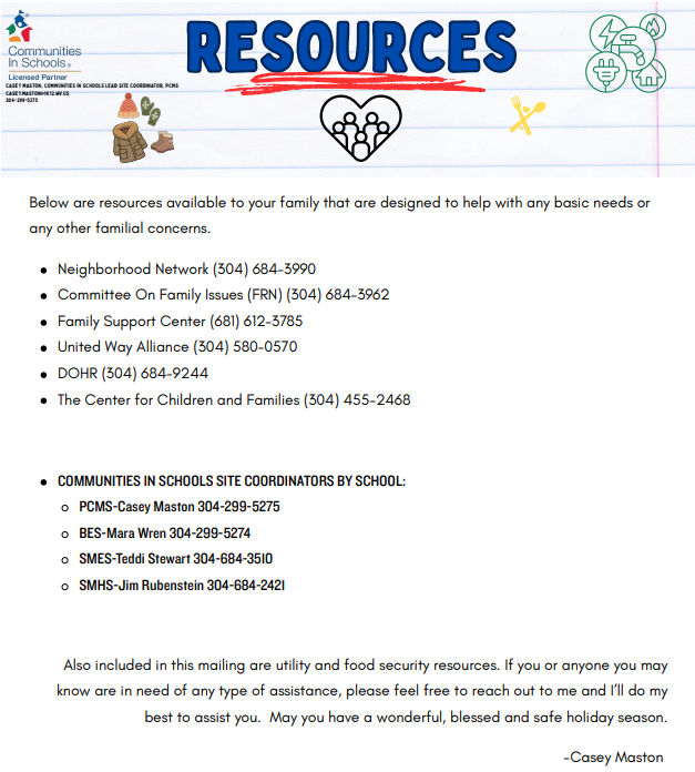 November and December Newsletter