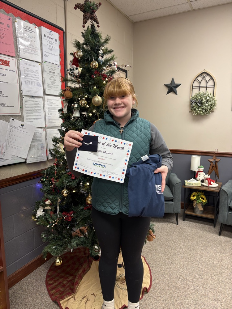 VISTRA Student of the Month