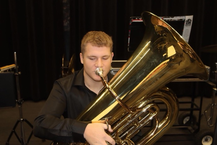 all state band- Jacob Asher, tuba 