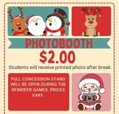Reindeer Games Friday Concession and Photos for Sale
