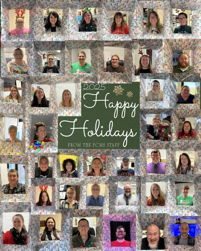 PCMS Staff Christmas Card