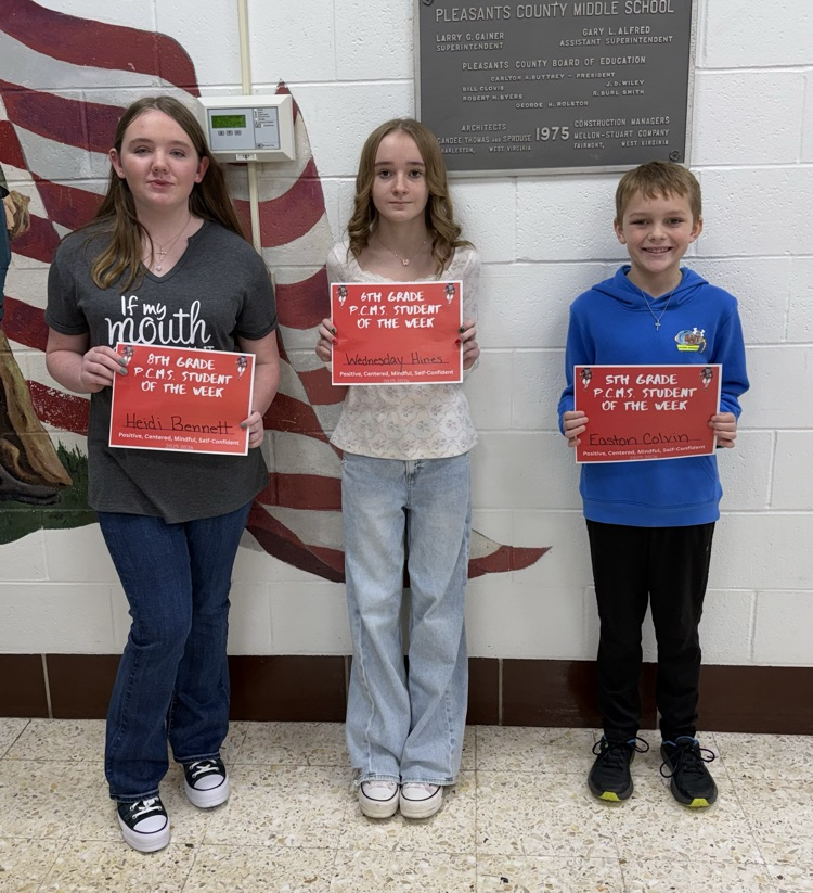 PCMS Student of the Week