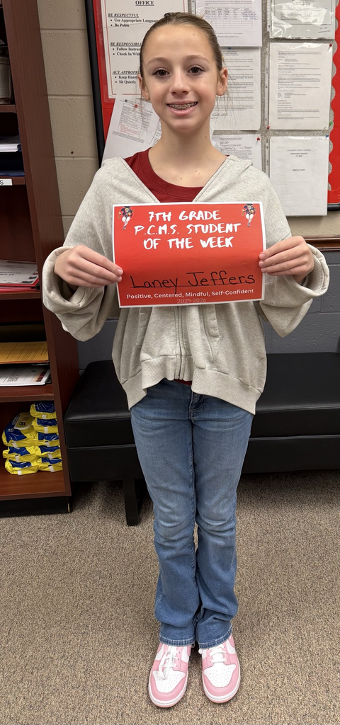 PCMS Student of the Week