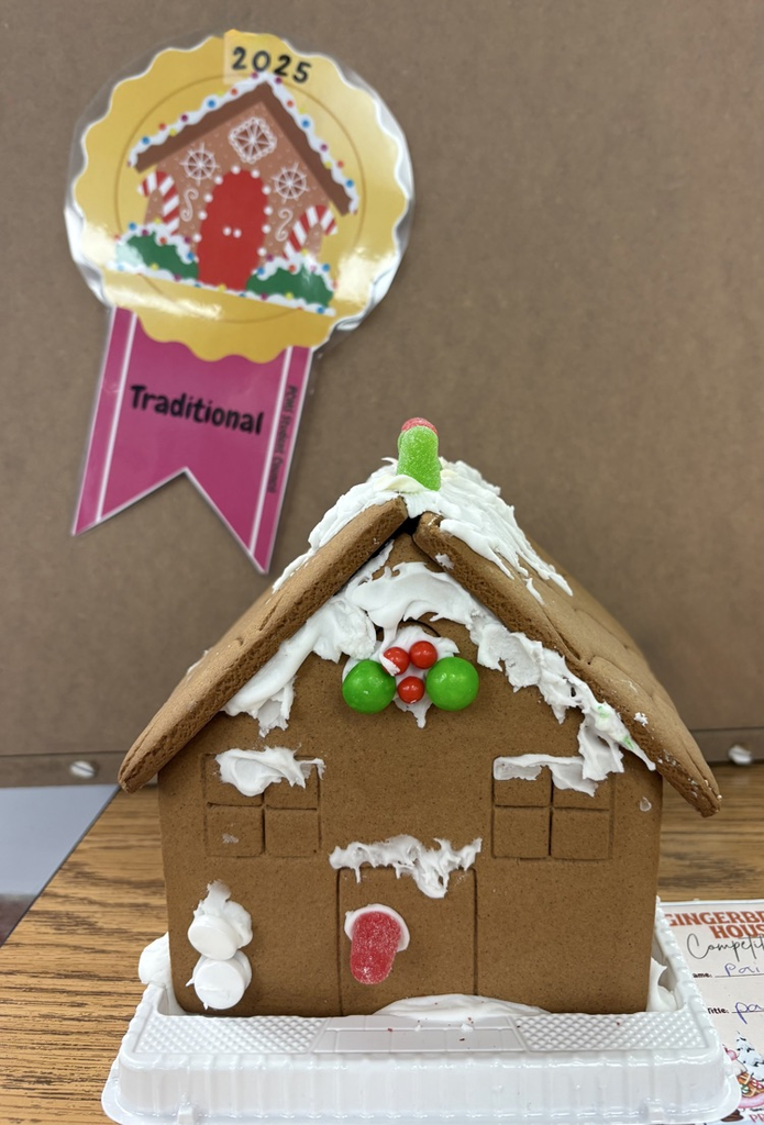 Holiday award for gingerbread houses