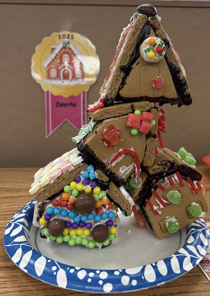 Holiday award for gingerbread houses