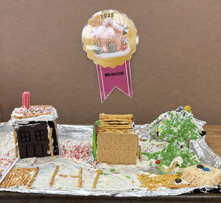 Holiday award for gingerbread houses