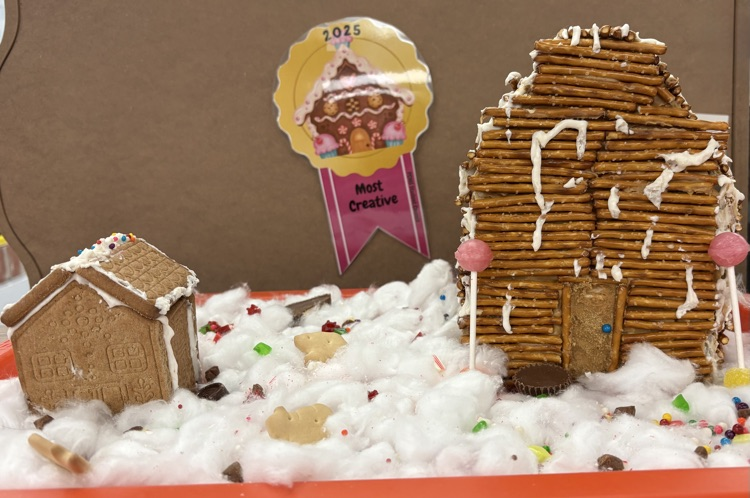 Holiday award for gingerbread houses