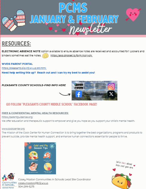 CIS Newsletter January and February