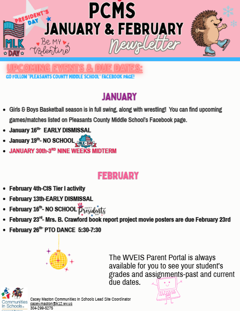 CIS Newsletter January and February