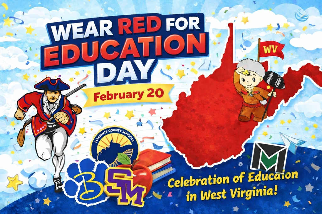 Wesr Red for Education Day- February 20