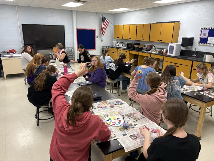 PBIS Club Day painting