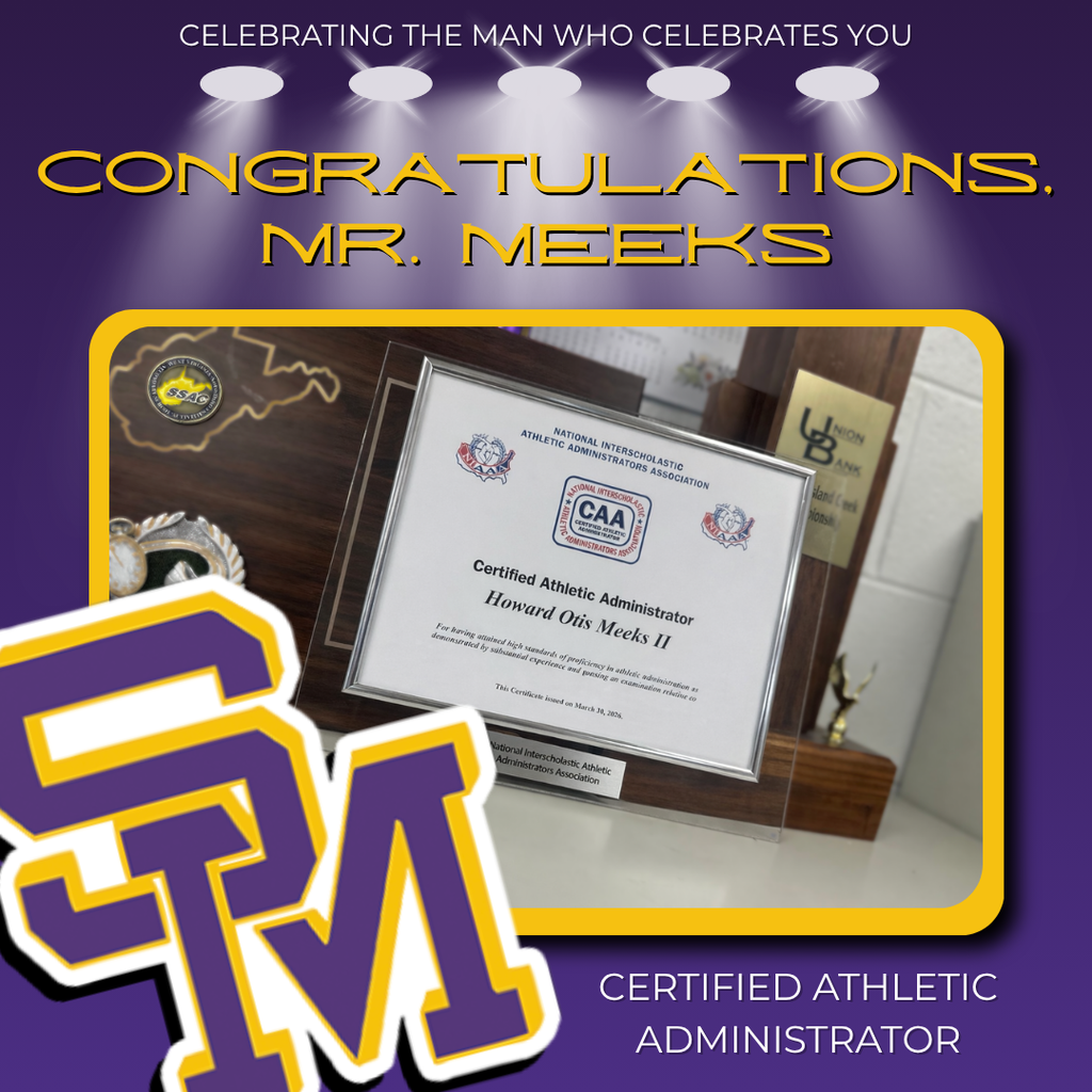 Mr. Meeks Certified Athletic Administrator