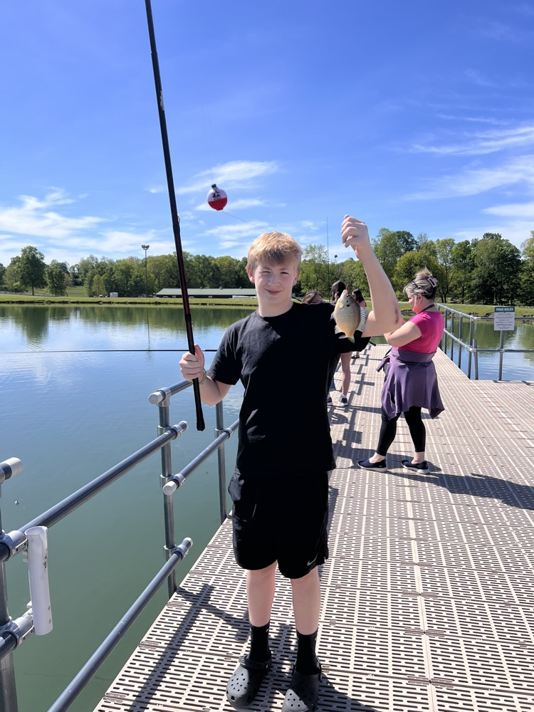 Seventh grade students explore exhibits and outdoor activities during a field trip to Deerassic Park Education Center in Ohio.