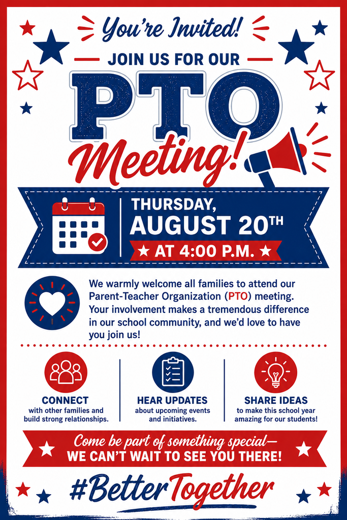 PTO Meeting Thursday, August 20th at 4:00 p.m.