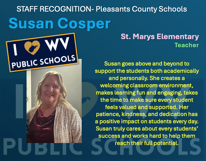 Susan goes above and beyond to support the students both academically and personally. She creates a welcoming classroom environment, makes learning fun and engaging, takes the time to make sure every student feels valued and supported. Her patience, kindness, and dedication has a positive impact on students every day. Susan truly cares about every students’ success and works hard to help them reach their full potential.