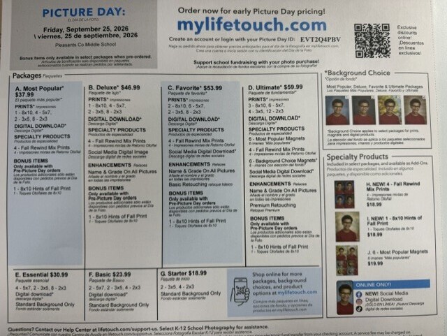 Lifetouch Picture Packet