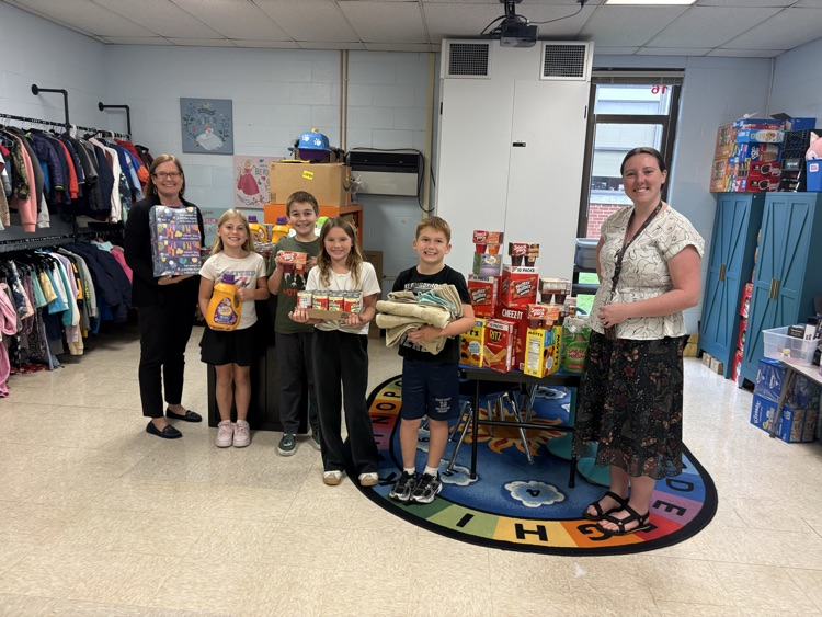 Pleasants County Insurance donated over 150 hygiene and food items to support the BES Hygiene Drive and Food Pantry.