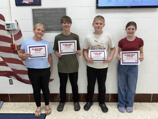 students of the week