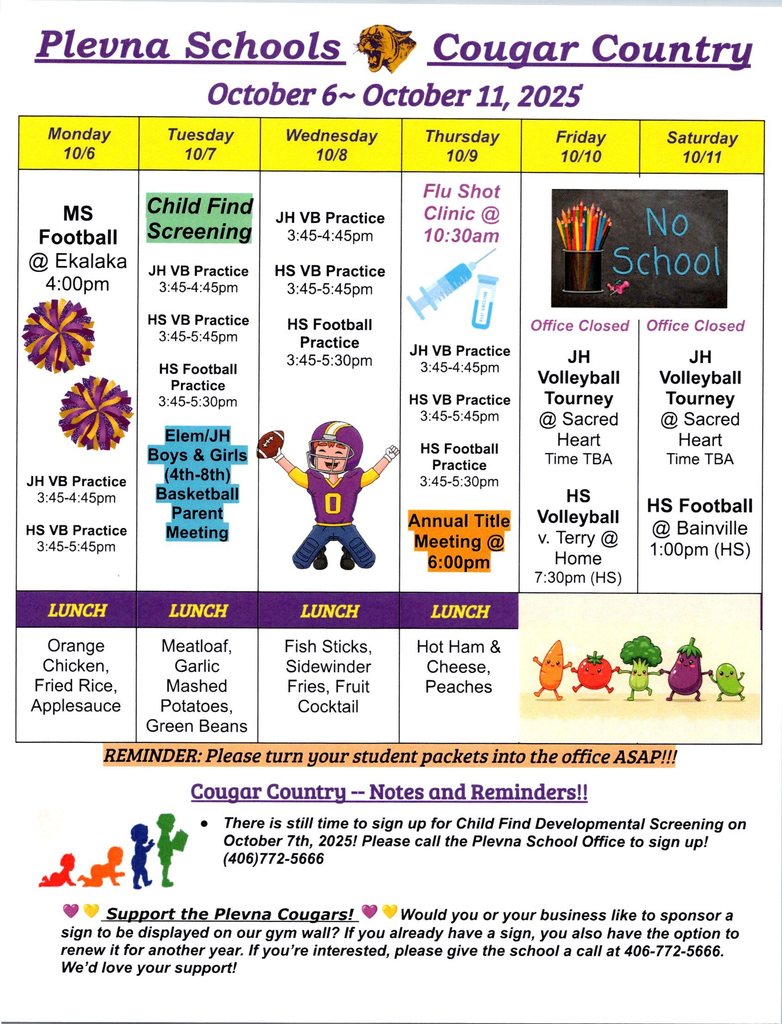 Cougar Country Oct. 6-11, 2025