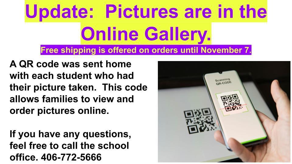 School Picture Update: