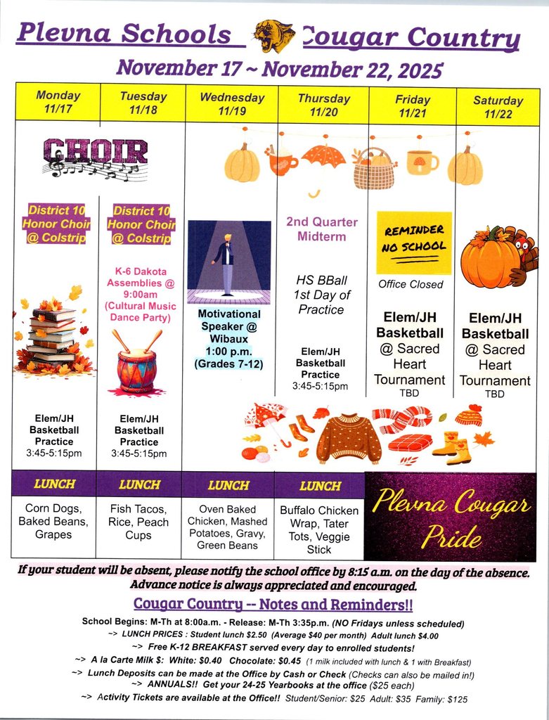 Cougar Country Nov 17-22