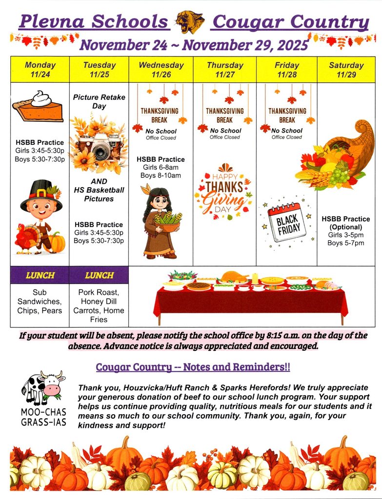 Cougar Country Nov.  24 - 29