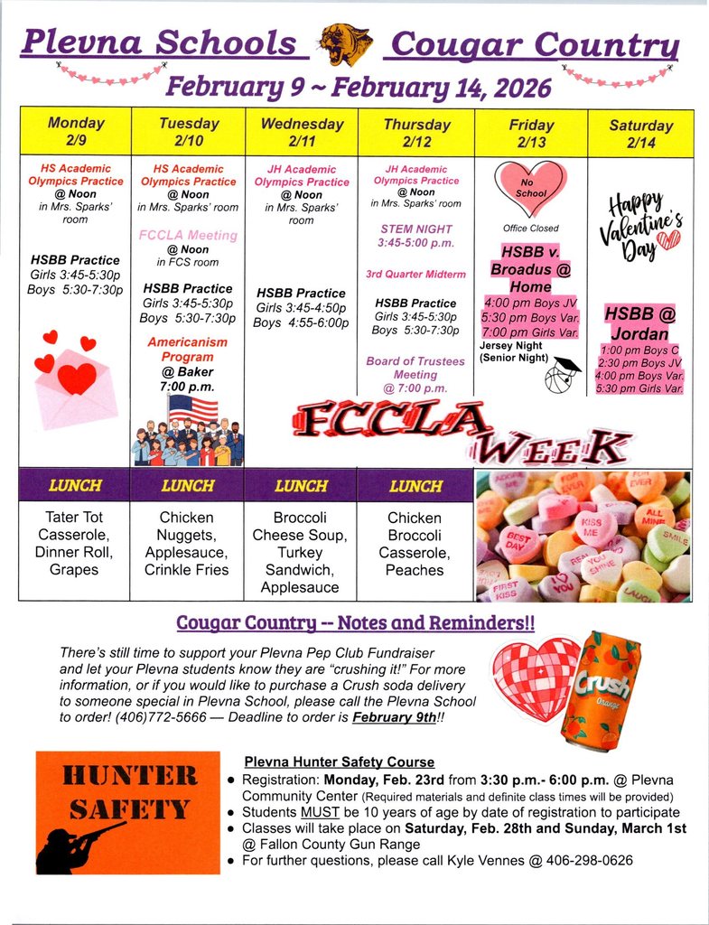 Cougar Country Feb. 9 - Feb. 14, 2026