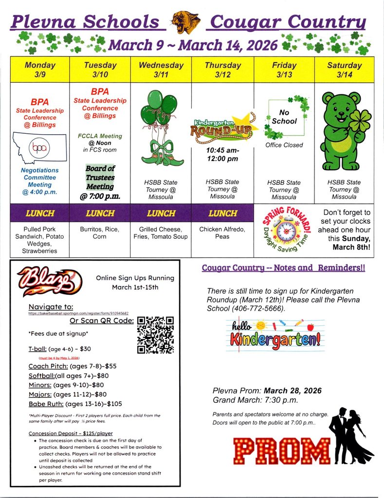 Cougar Country March 9 - March 14, 2026