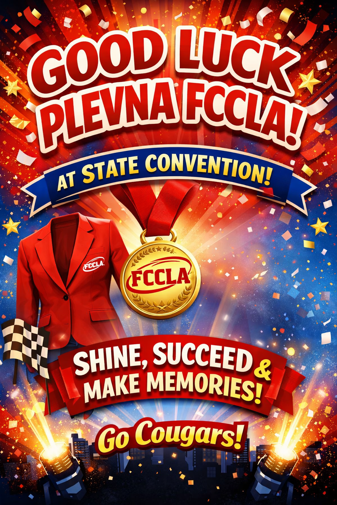 Good Luck Plevna FCCLA at State Convention!