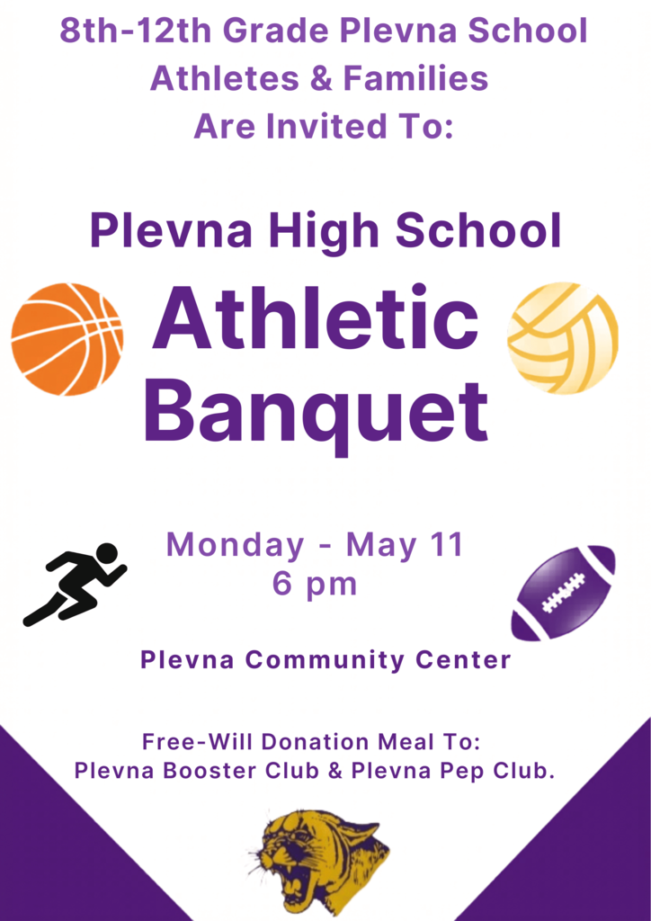 Plevna School Athletic Banquet May 11, 2026