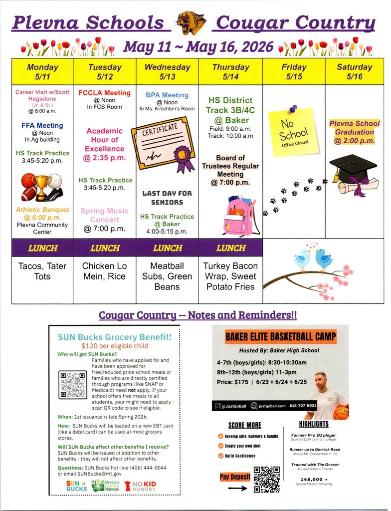 Cougar Country May 11 - May 16, 2026