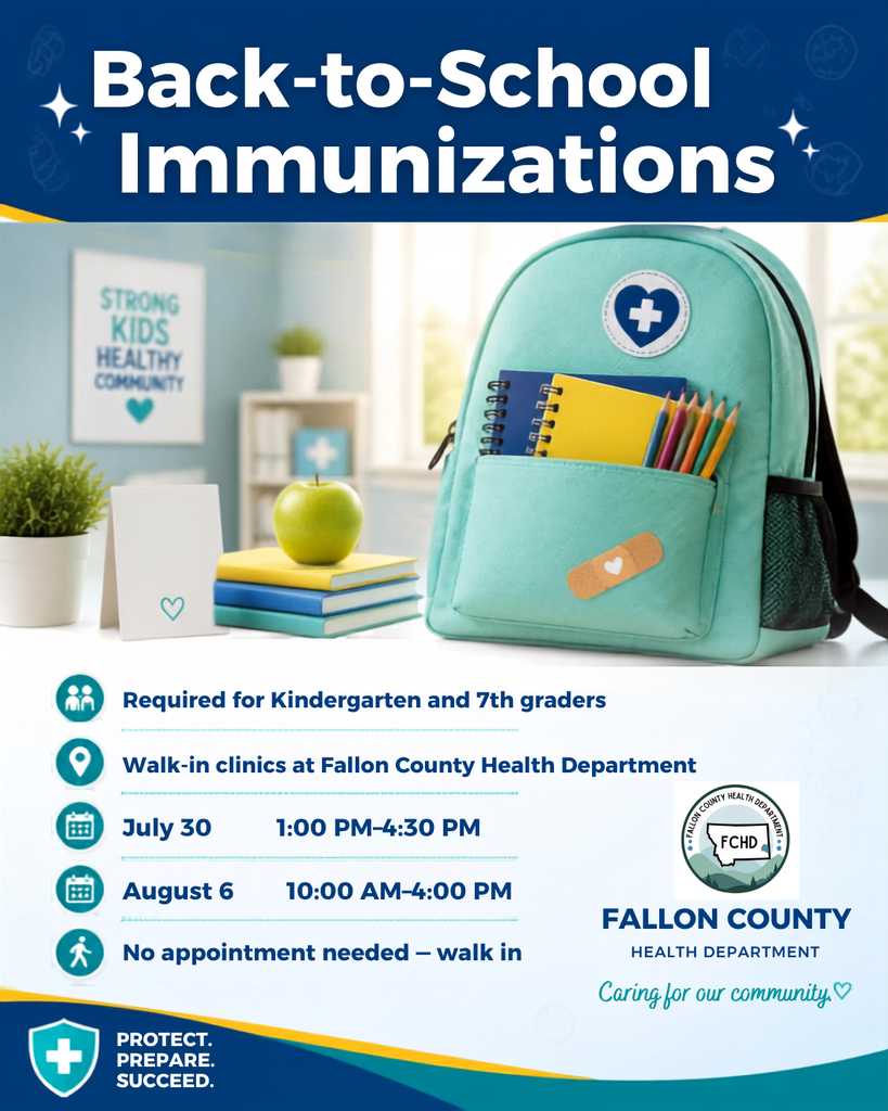Back-to-School Immunizations - July 30