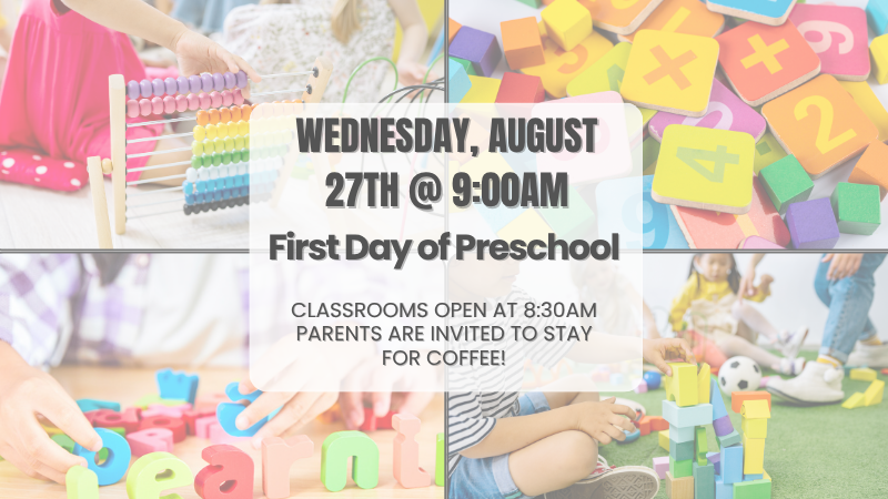 First Day of Preschool