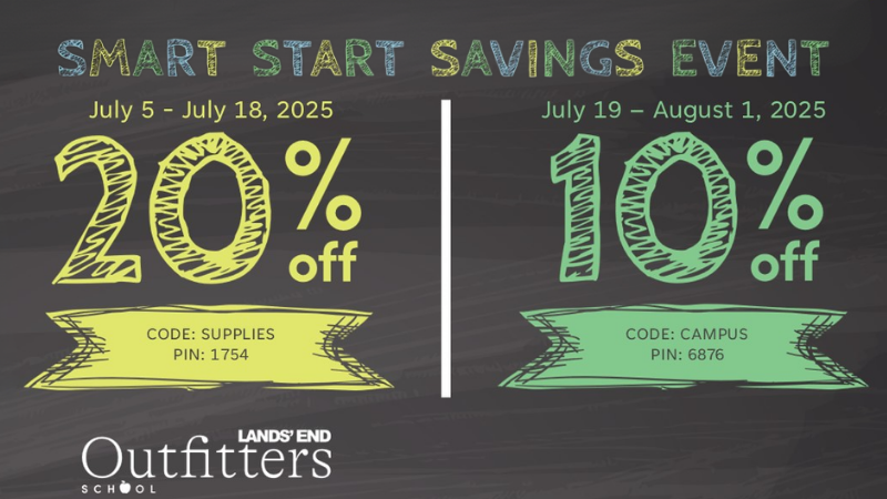 All School Lands' End Summer Savings Event
