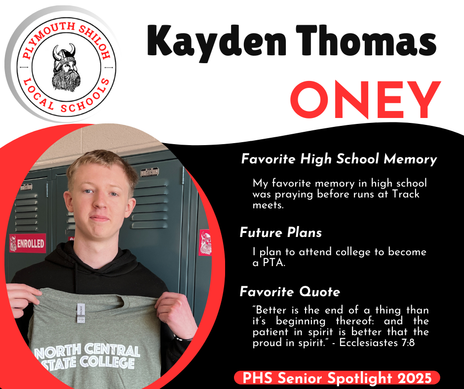 Kayden Thomas Oney