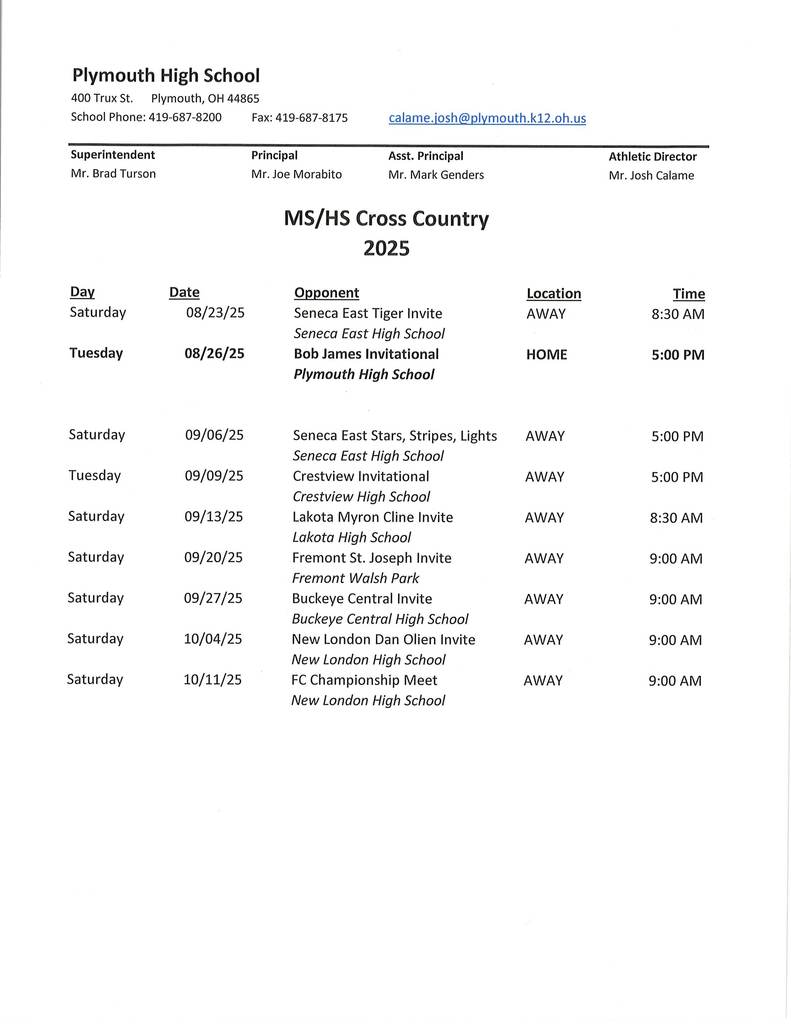 cross country