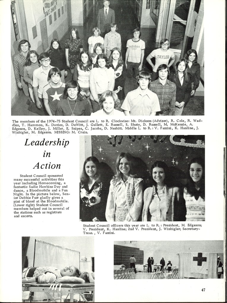 1974-1975 student council 2