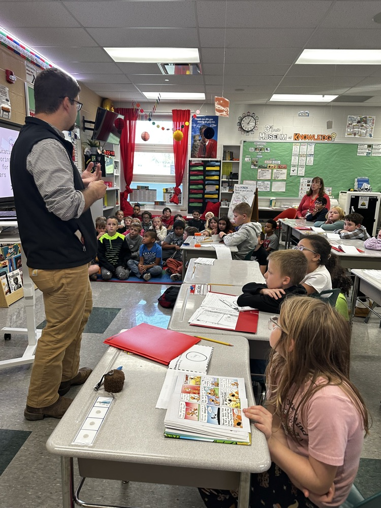 Mr. Reer and 3rd grade