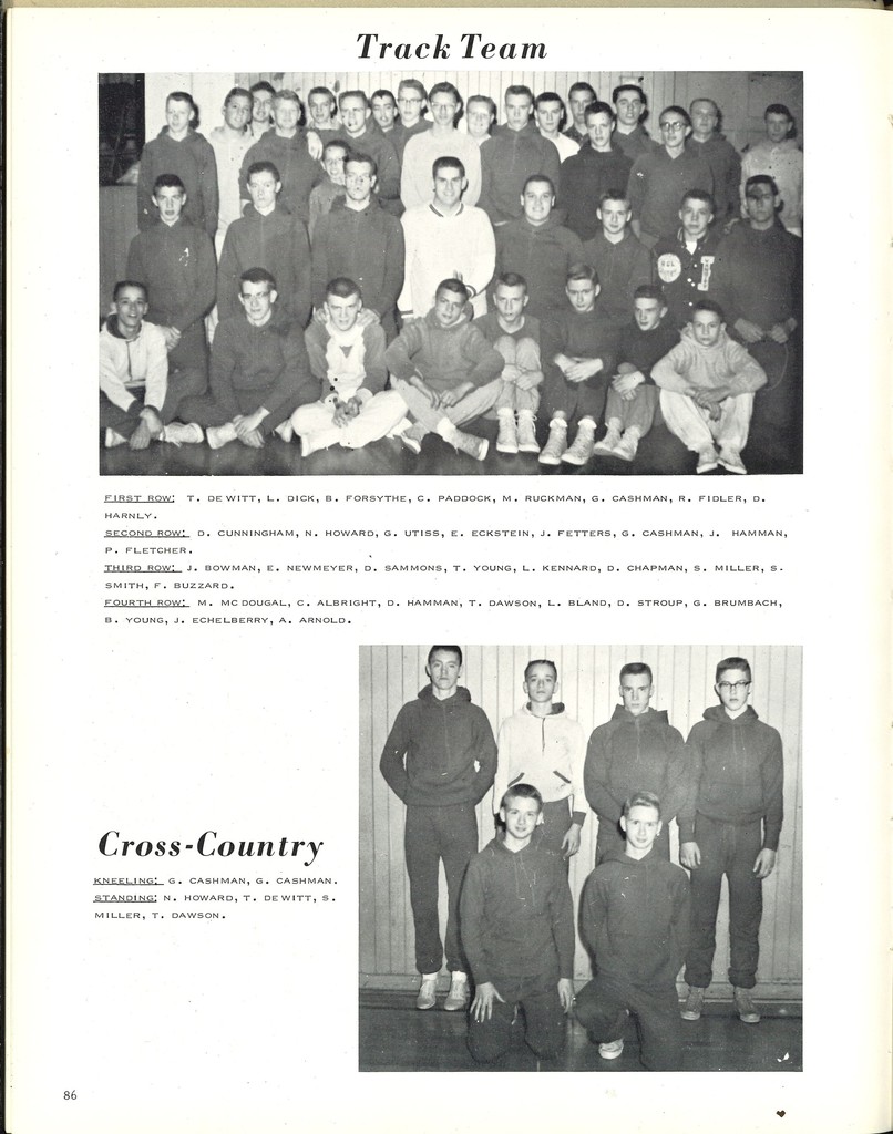 1961-1962 cross country team 2